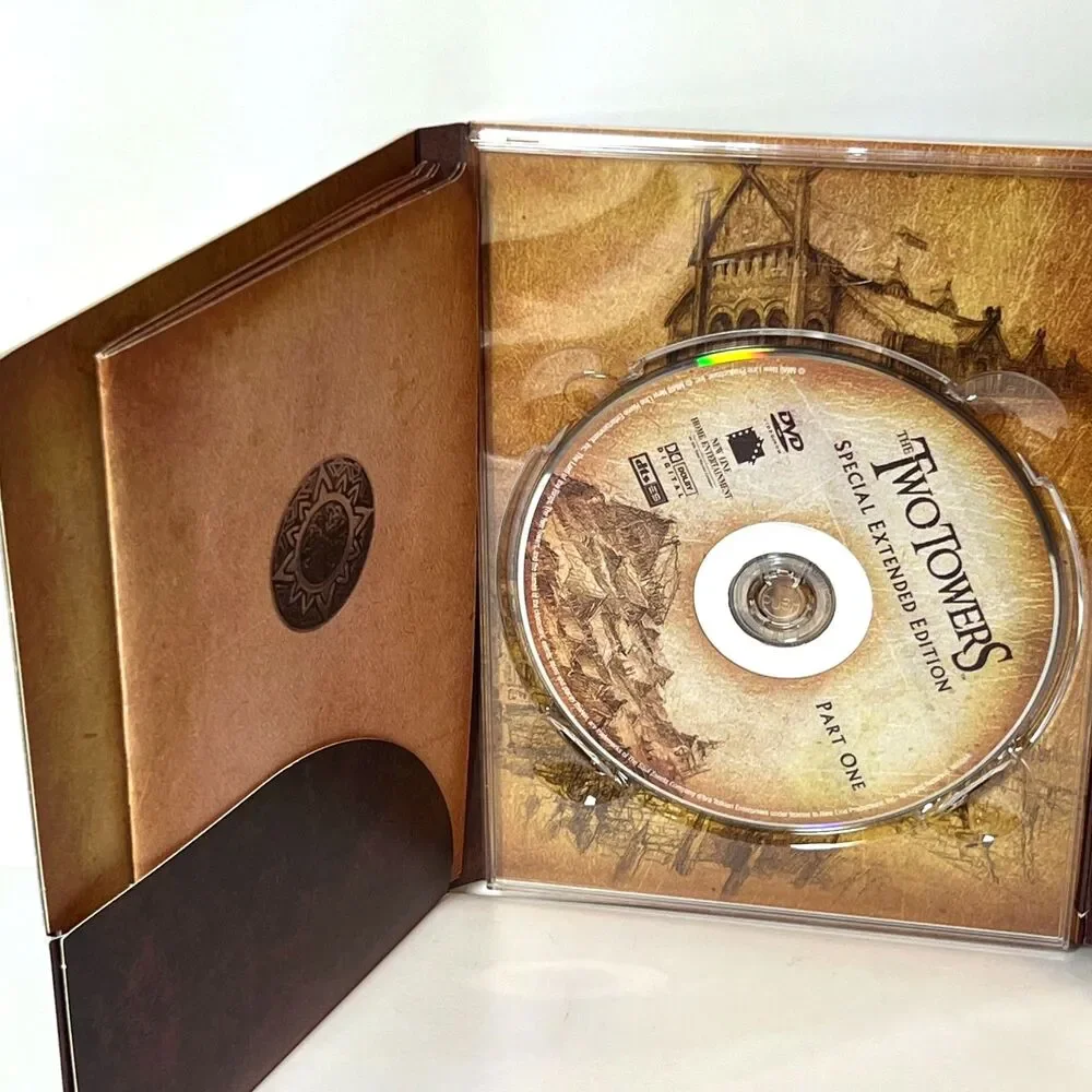 LOTR Lord of the Rings The Two Towers Special Extended DVD Edition Platinum Box - Picture 5 of 10
